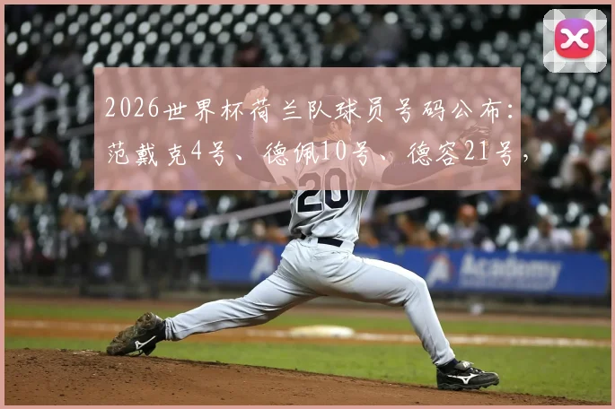 2026世界杯荷兰队球员号码公布:范戴克4号、德佩10号、德容21号,完整球衣号码分配表一览